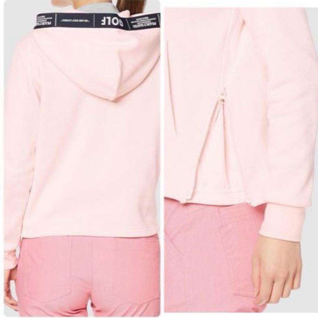 極美品　パーリーゲイツ　近年　2022　セットアップ　ハニカムWフェィス　ピンク