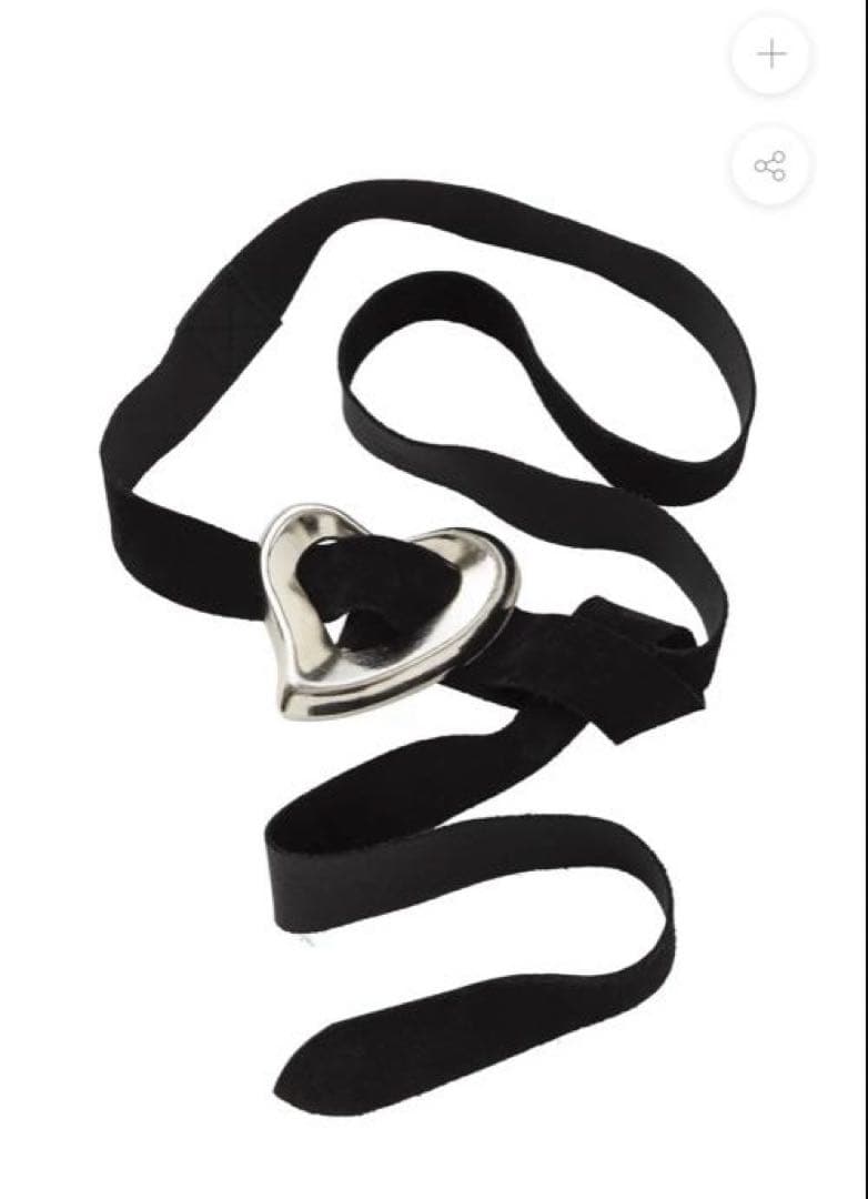専用品 SEA BIG HEART SUEDE BELT(SILVER)