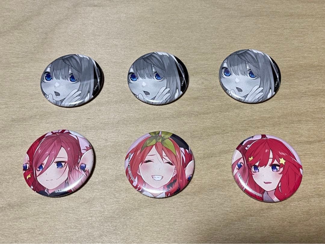 五等分の花嫁 THEキャラSHOP 缶バッジ