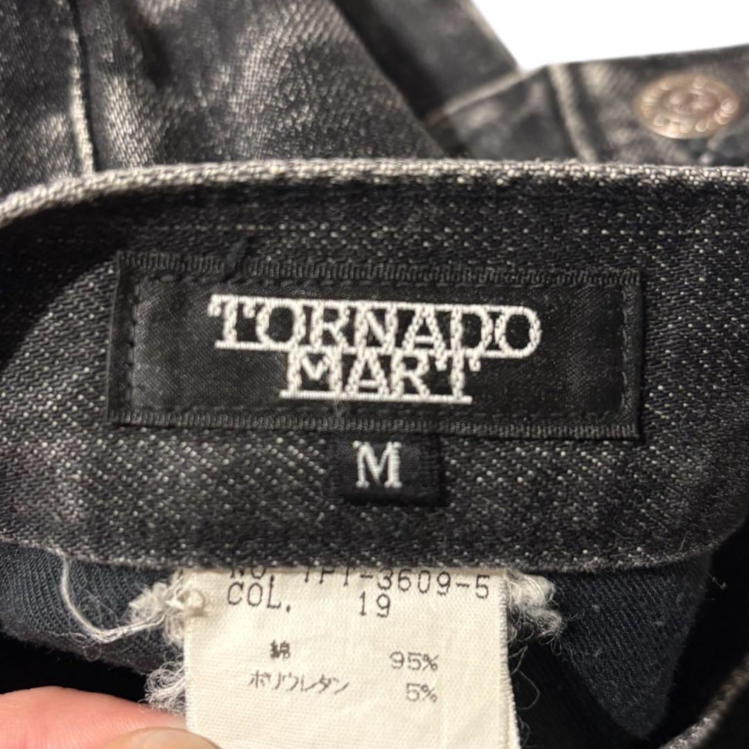 TORNADO MART flare black denim swg エディ