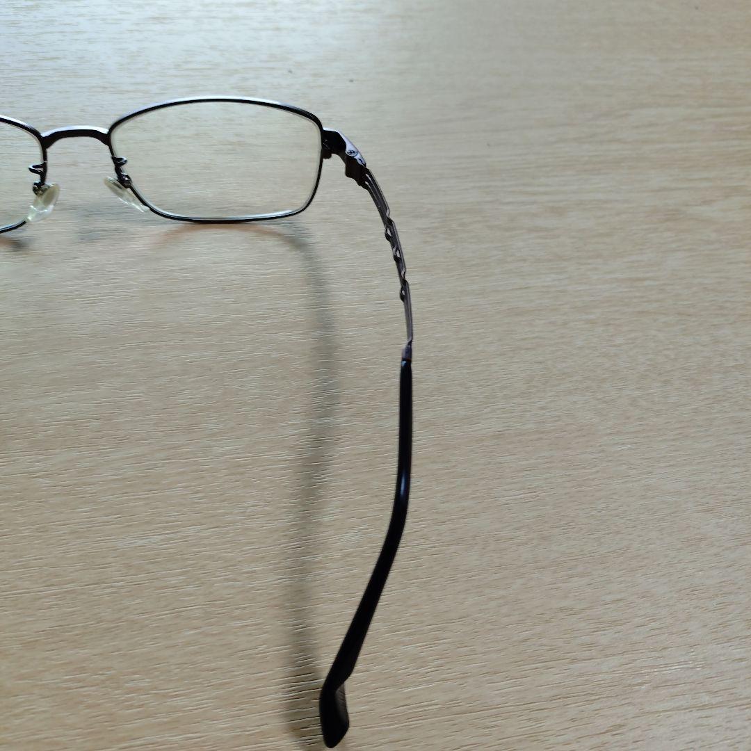 ブラック長方形フレーム老眼鏡