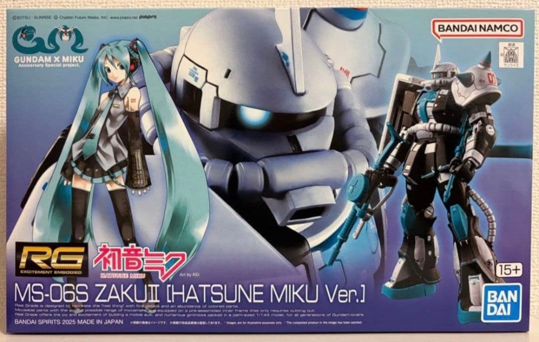 RG 1/144 MS-06S ザクII [初音ミクVer.]