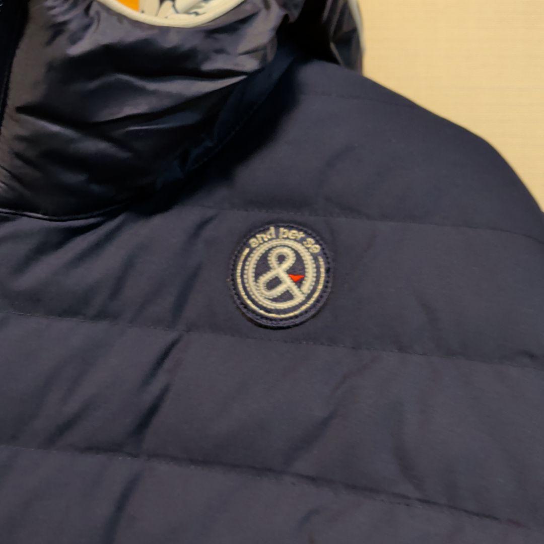 and per se ネイビー ダウンジャケット LL