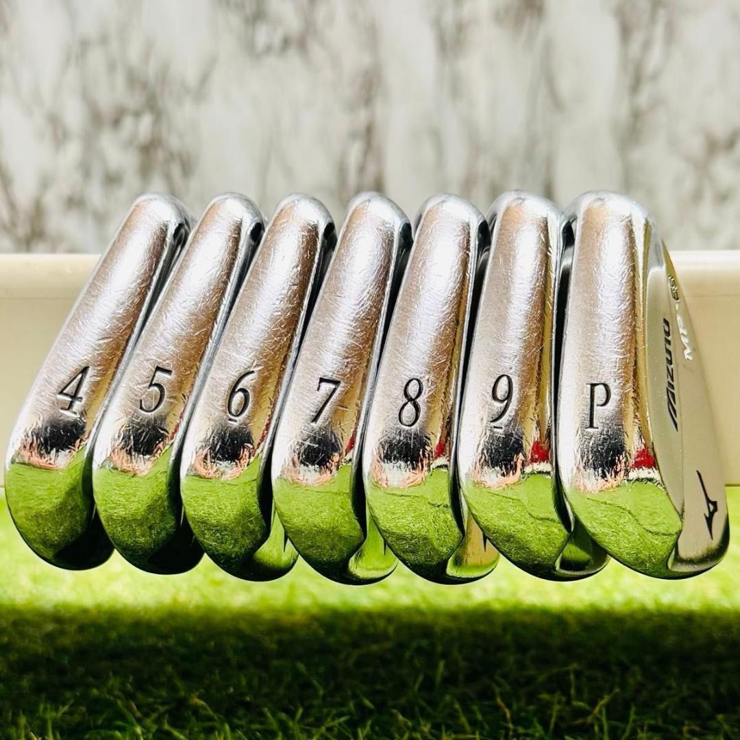 【良品】ミズノ MP-69 マッスルバック メンズアイアンセット 7本 S