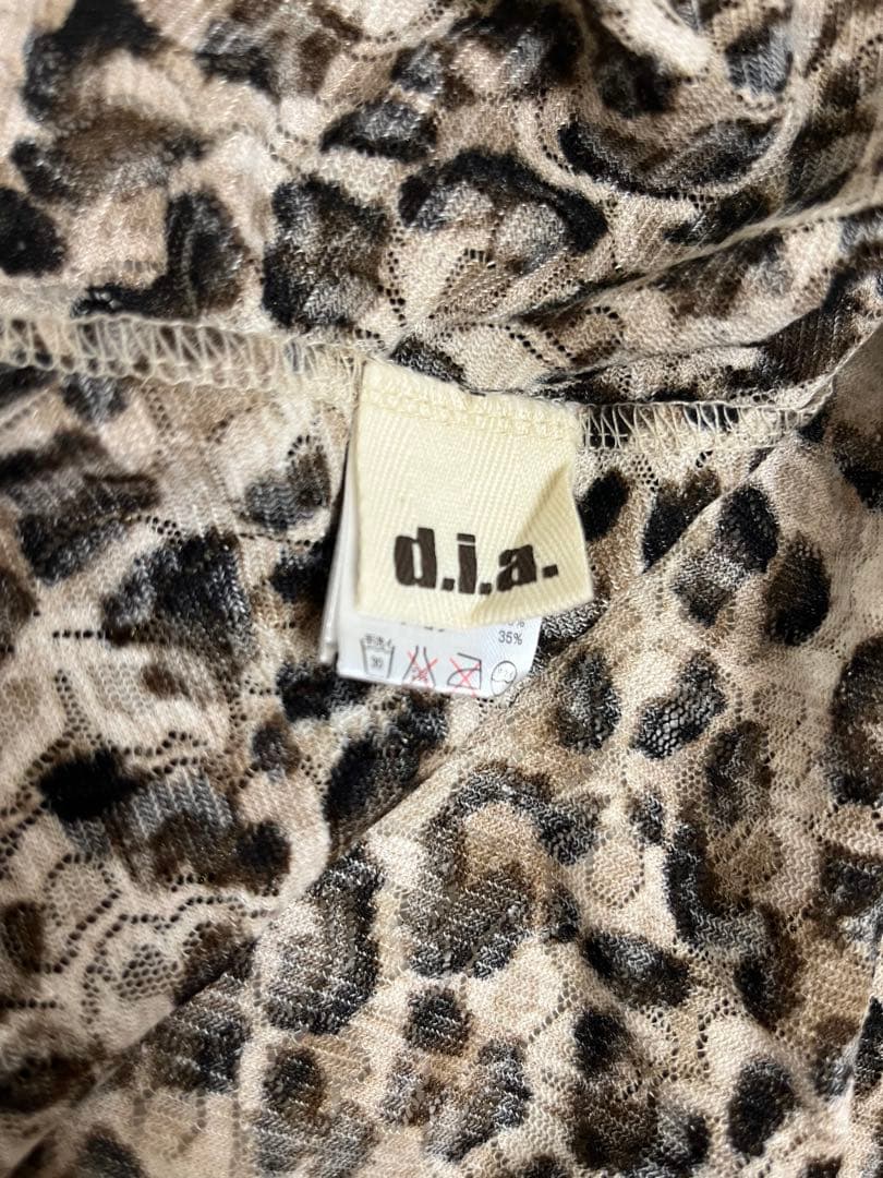 d.i.a. ヒョウ柄キャミソール
