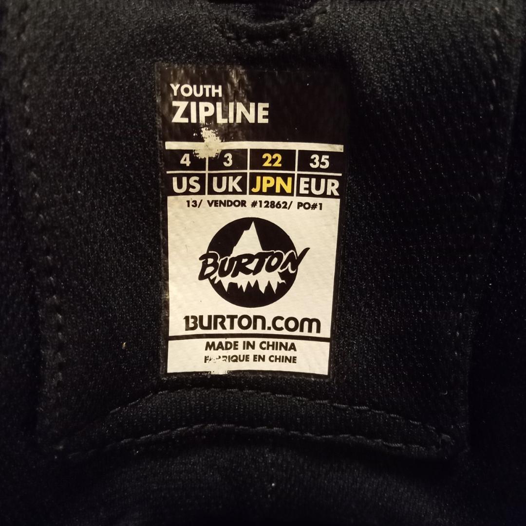 BURTON ZIPLINE YOUTH 22 バートン ジップライン 22CM