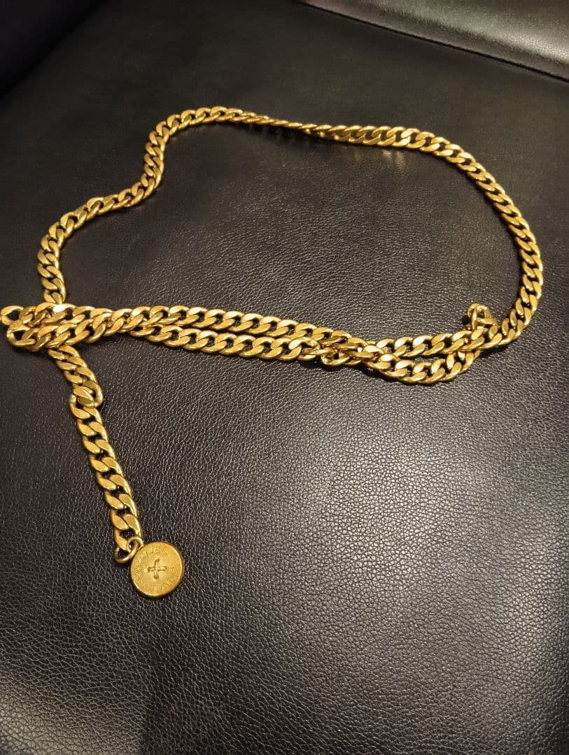 CHANEL チェーンベルト 金色