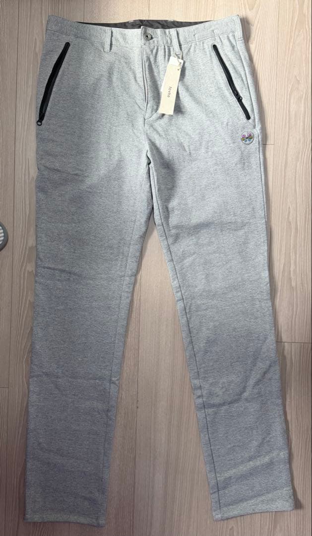 tovho(トヴホ)04（XL）グレー スリムフィット スウェットパンツ