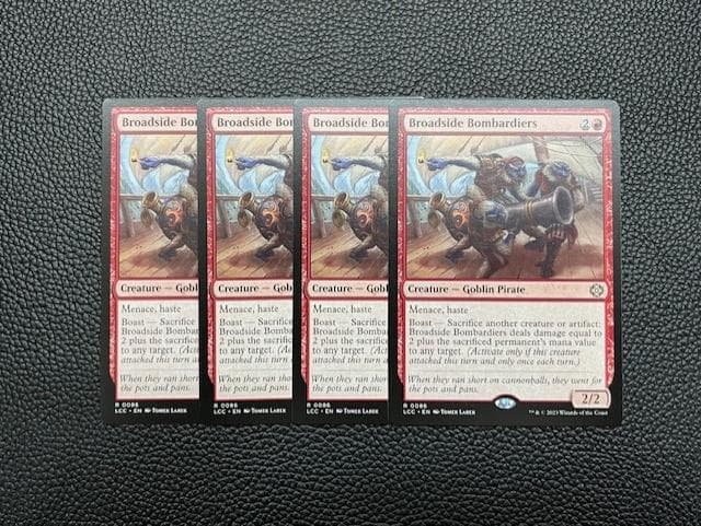 【未使用美品】舷側砲の砲撃手　英語　4枚