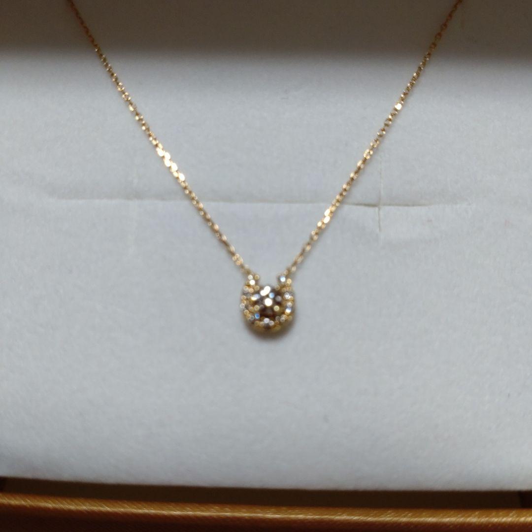 K18 ダイヤモンド0.1㌌ネックレス