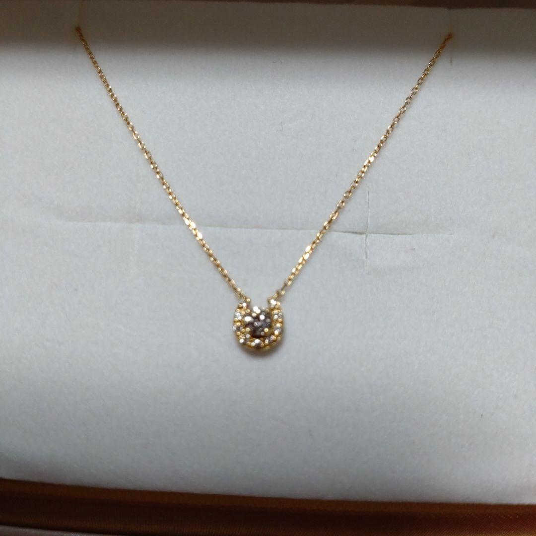 K18 ダイヤモンド0.1㌌ネックレス