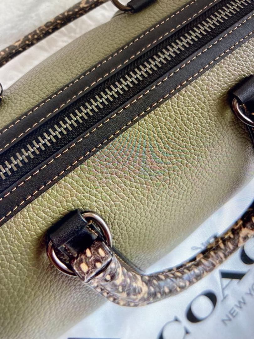 コーチCOACH ルビーサッチェル 25 グリーン C8533 バッグ