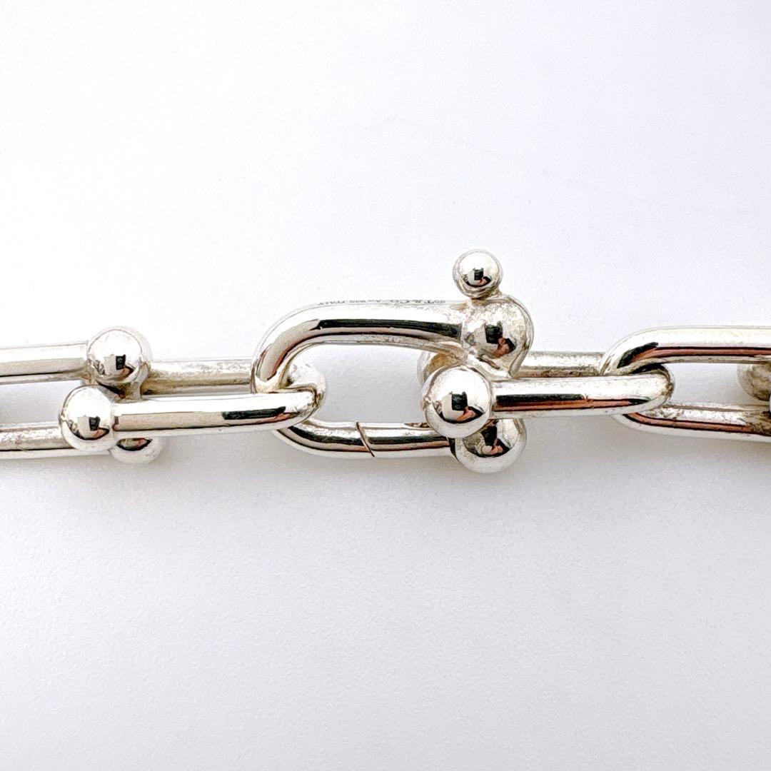 美品 ティファニー ハードウェア グラジュエイテッド ネックレス シルバー925