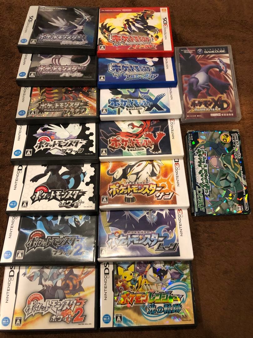 ※箱のみ※ポケットモンスター ゲームソフト まとめ売り　※ソフト無し