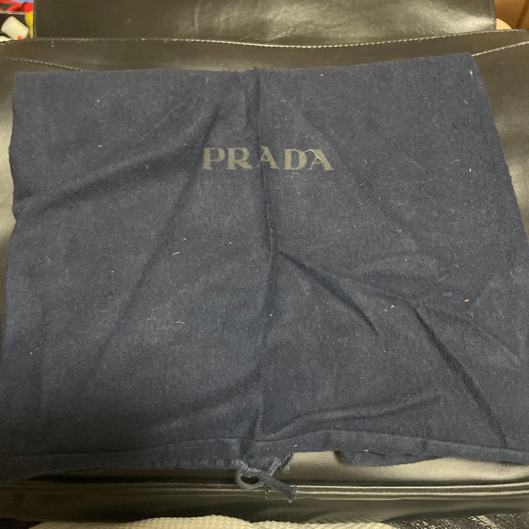 イタリア製正規品【PRADA】名作オールレザーブリーフケース ドクターズバッグ