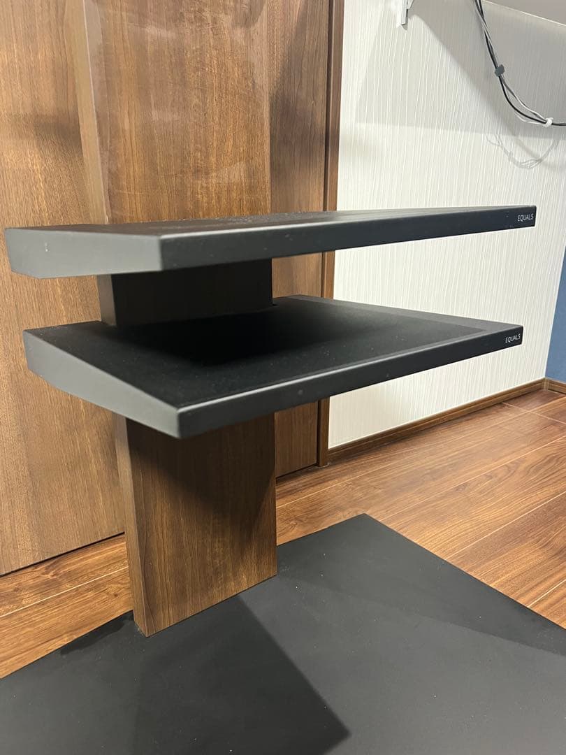 EQUALS V3 High type木目/ブラック　レギュラーサイズ棚2枚付き