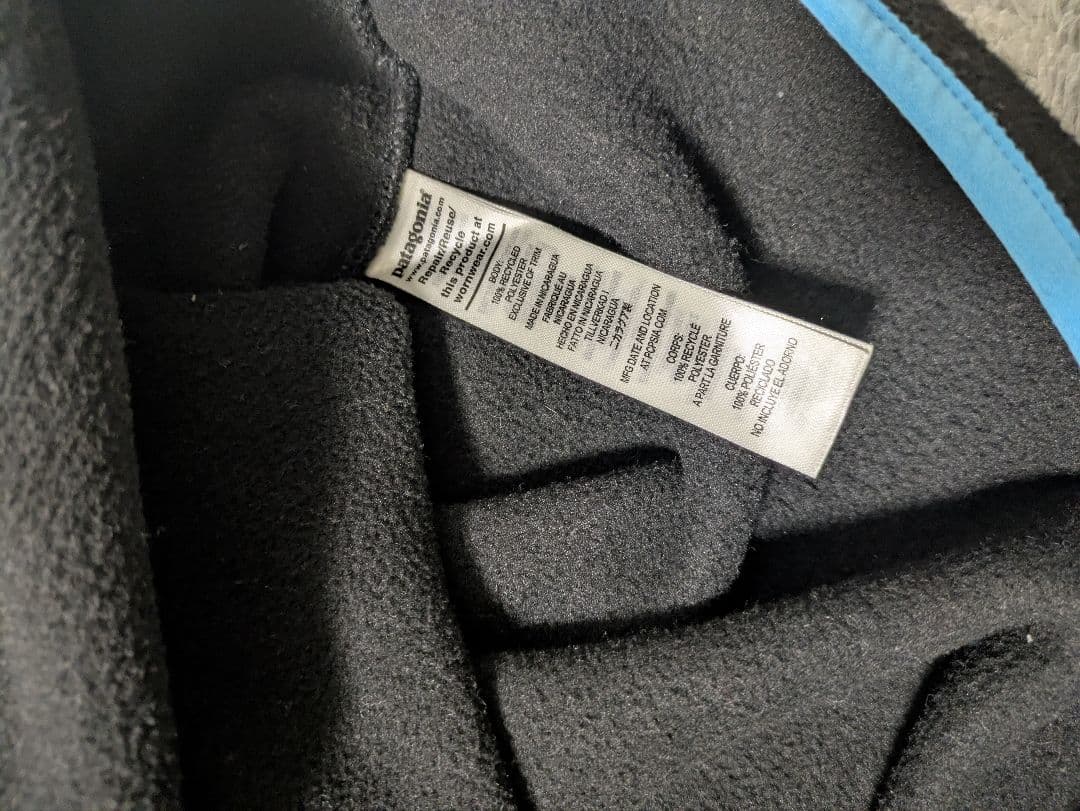 希少　パタゴニア シンチラ スナップT ブラック　ブルー　 M