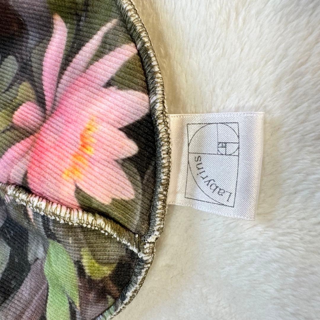 labyrins 蓮 ビーニー picture beanie lotus 帽子