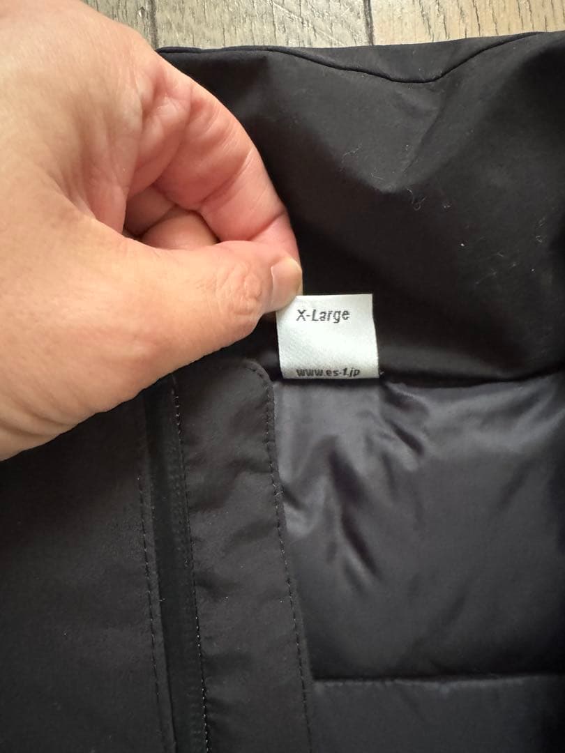 ジャケット・アウター WAKE sapporo 3layer down vest BLACK