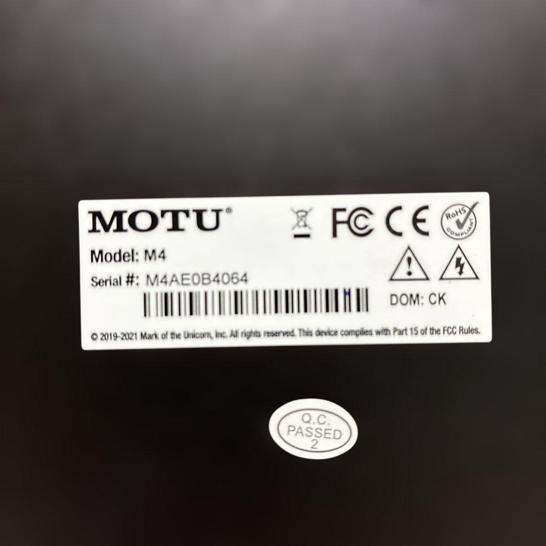 【アディット】MOTU M4 オーディオインターフェイス
