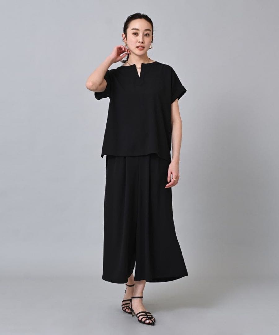 未使用✨アンタイトル 大人気 リラックス ガウチョパンツ 大きいサイズ 46