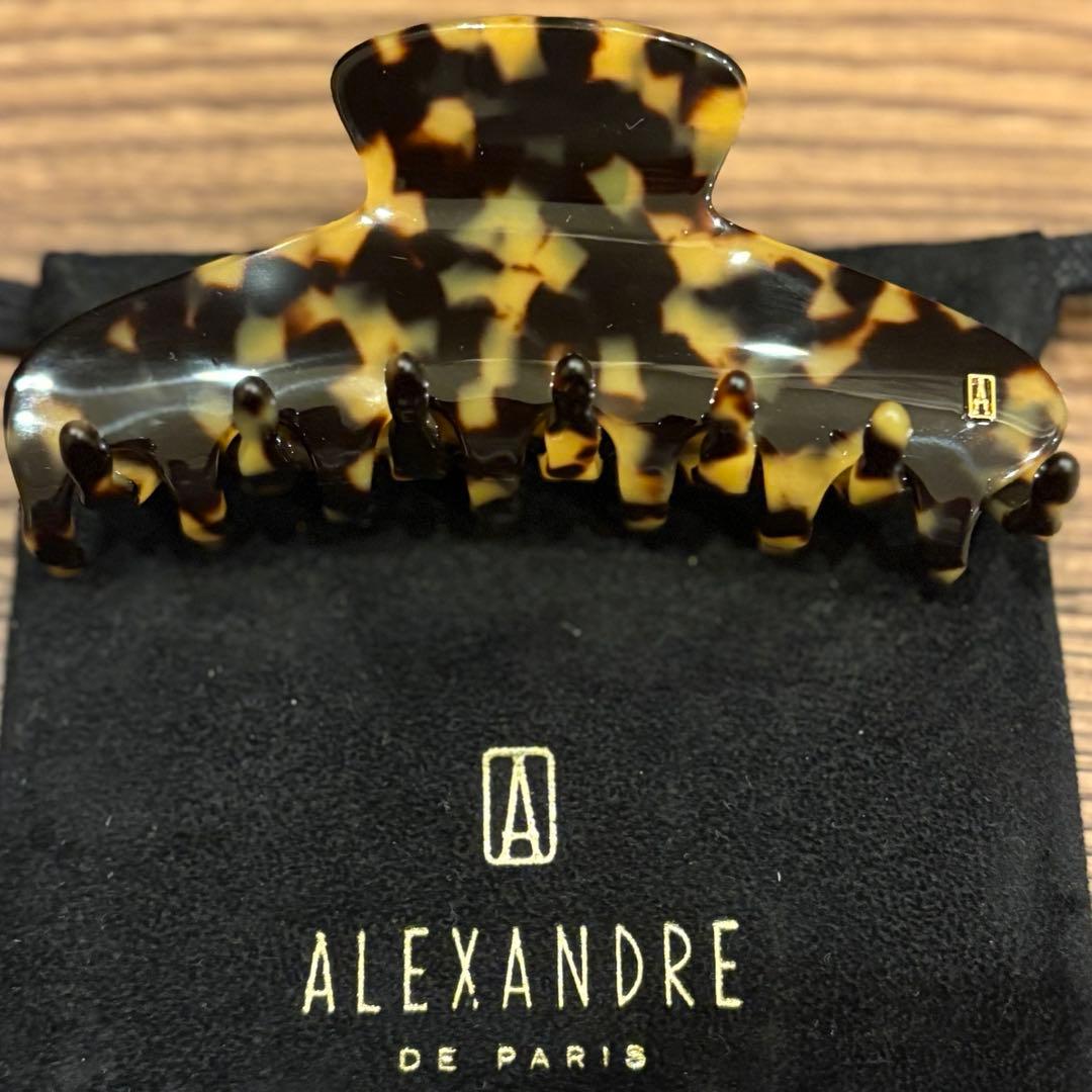 試着のみ ALEXANDRE DE PARIS ヘアクリップLサイズ