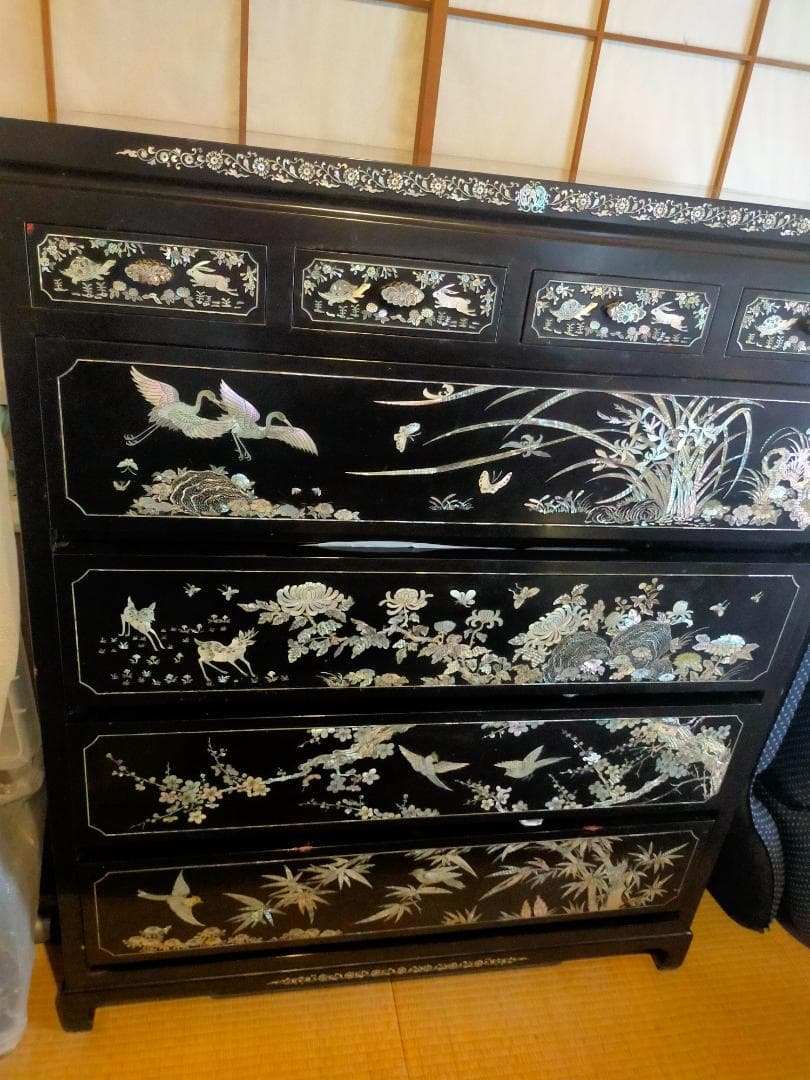 高級 螺鈿細工 韓国 漆器 伝統工芸 定価100万円以上