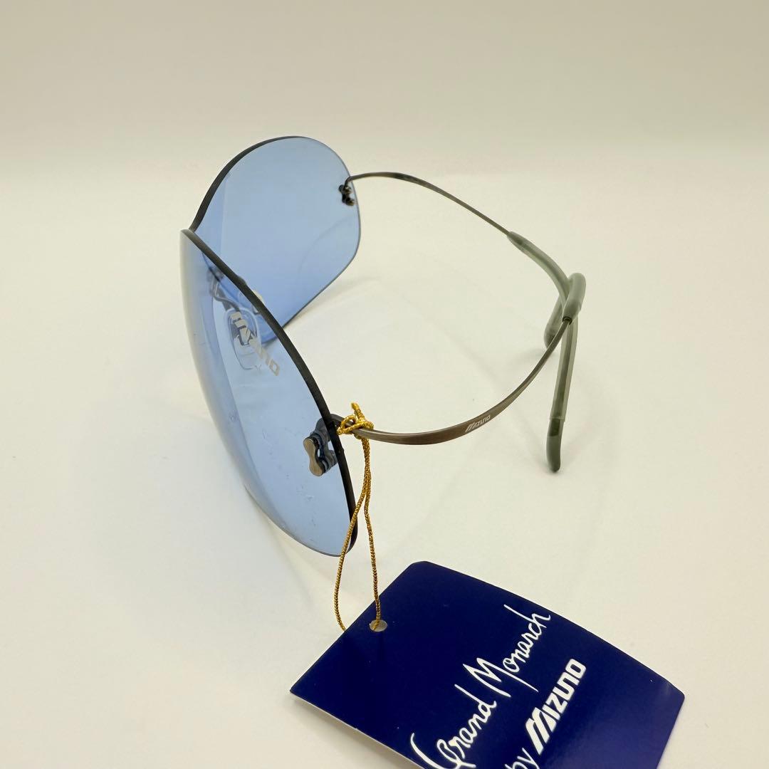 MIZUNO グランドモナーク サングラス ブルー系レンズ L 日本製