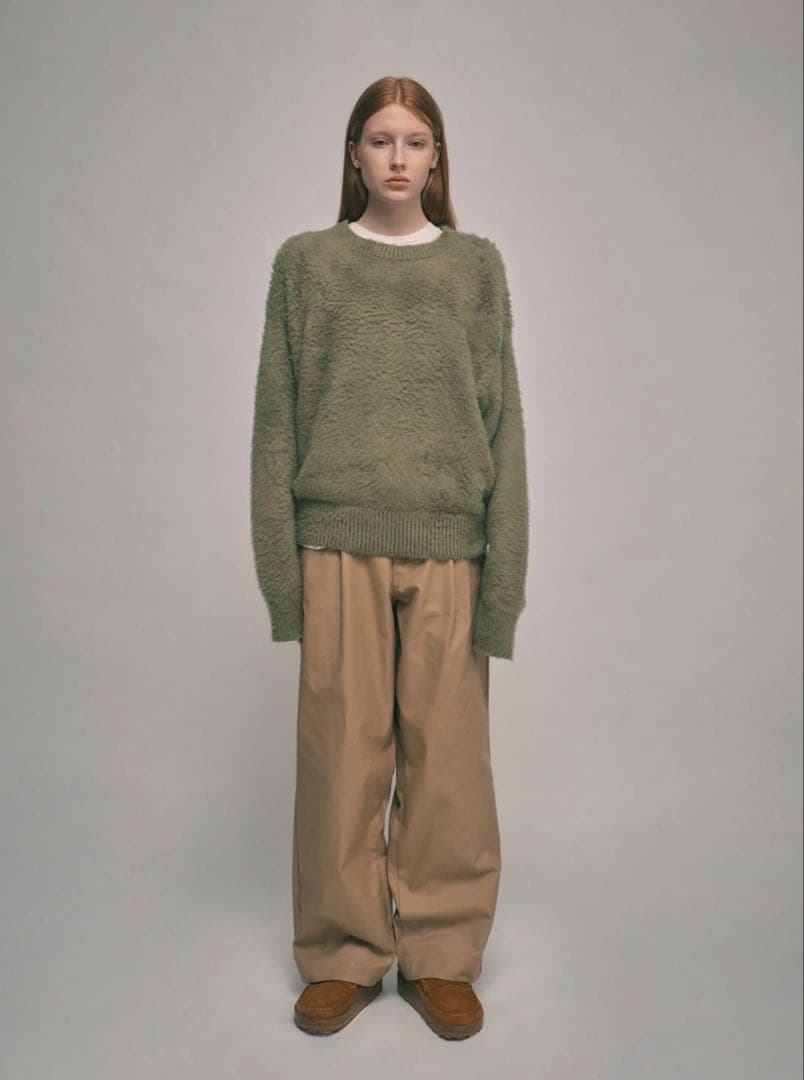 パンツ simply complicated LOOSE FIT CHINO BEIGE