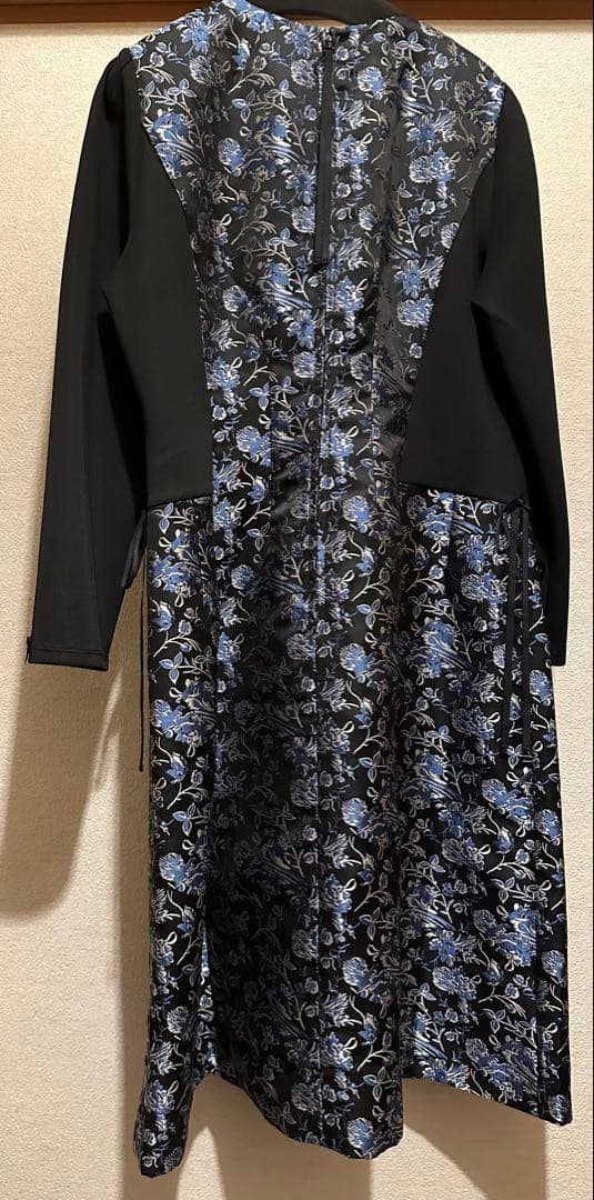 Super Beauty 2025タグ付ジャガード織切替ワンピース