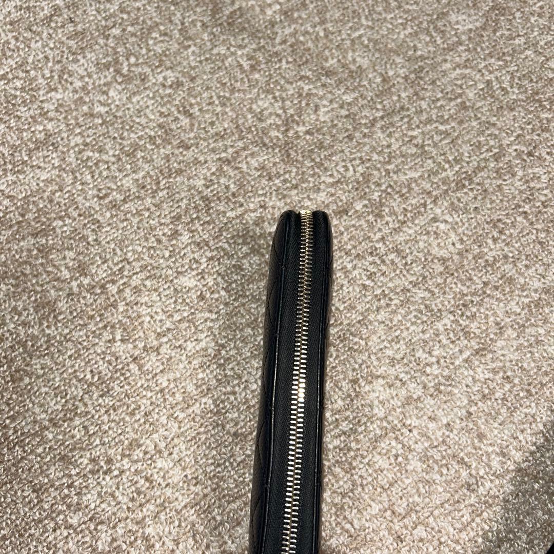 CHANEL シャネル キャビアスキン 黒 長財布