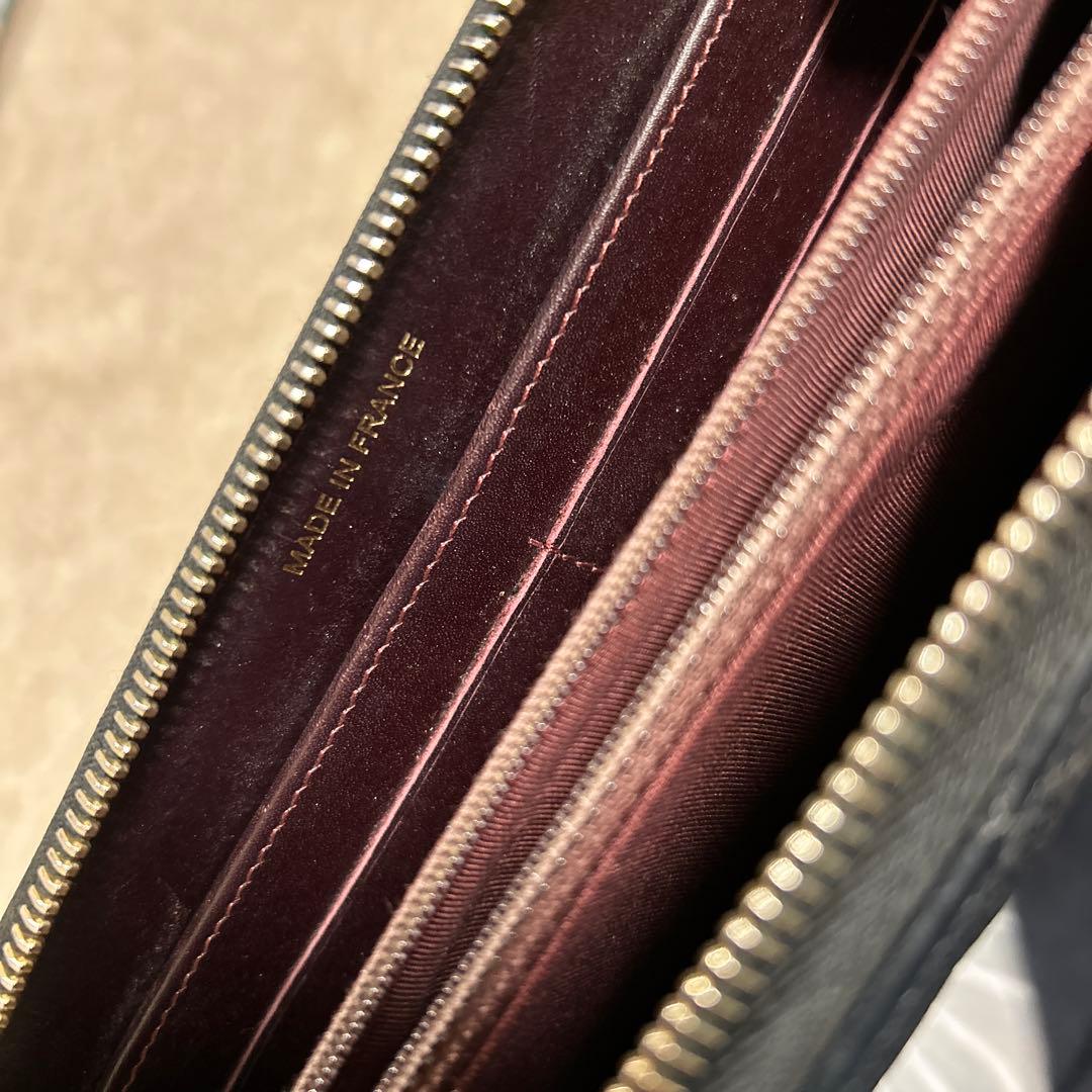 CHANEL シャネル キャビアスキン 黒 長財布