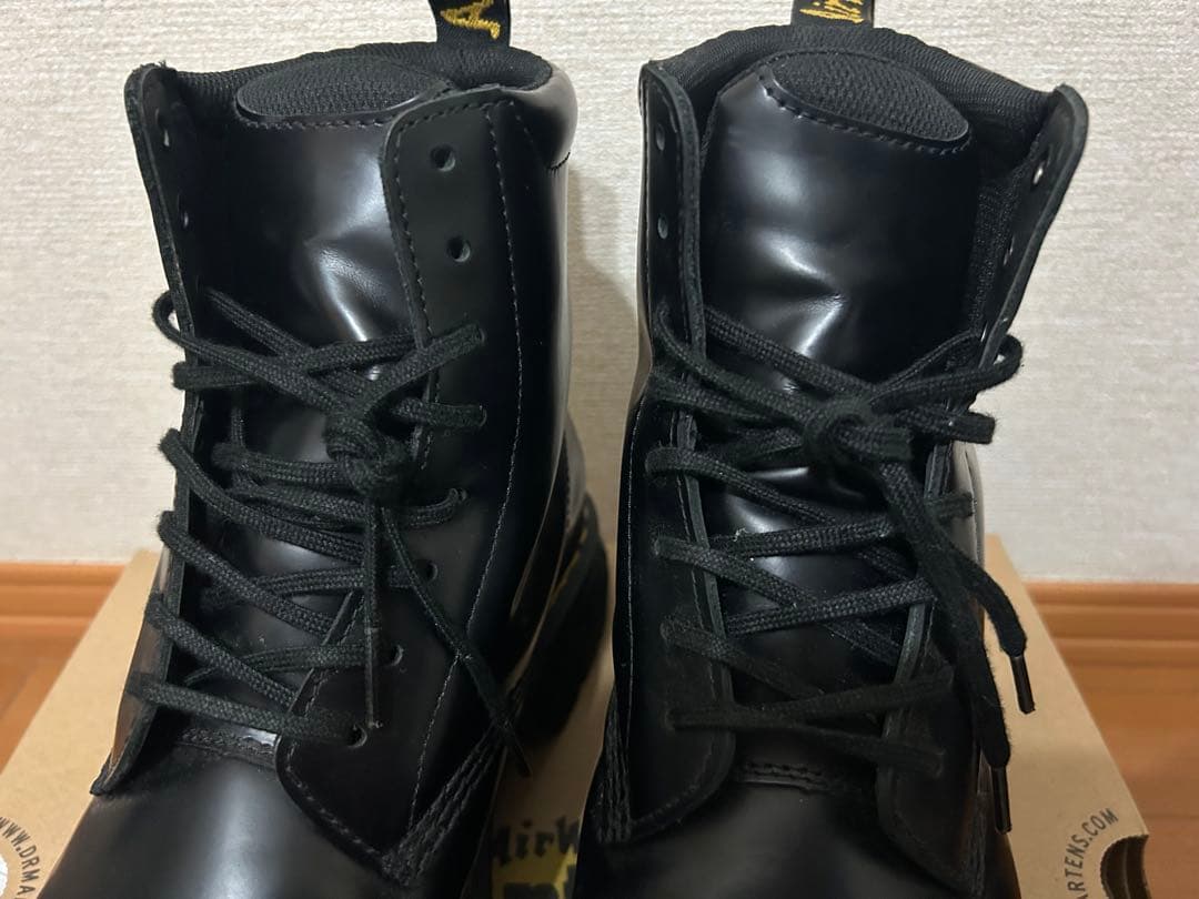 Dr.Martens/RIKARD 8I ブラック ワークブーツ UK7