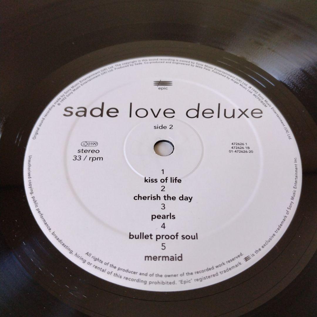 sade「love deluxe」LP