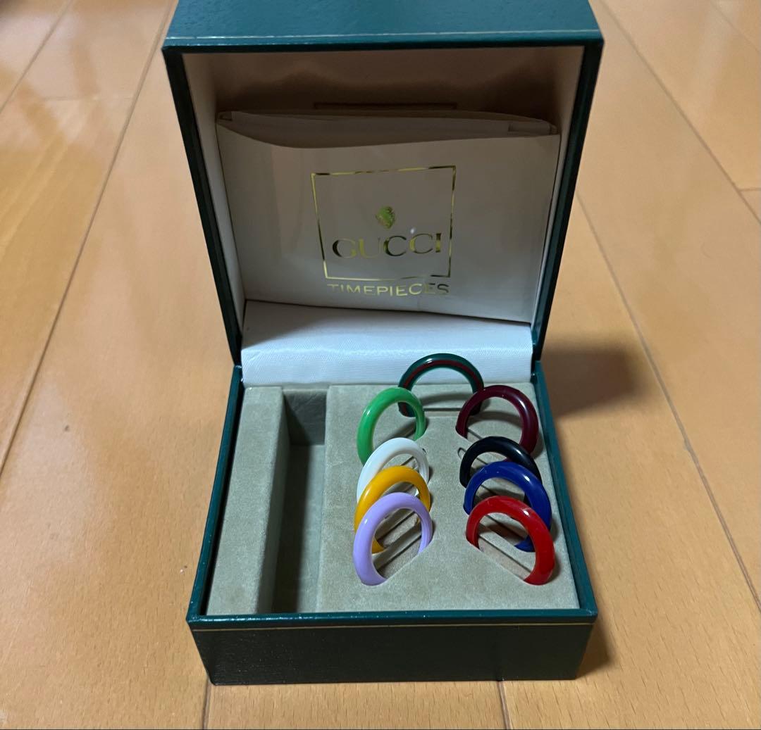 GUCCI チェンジベゼルのみ　9色セット♪箱付き！