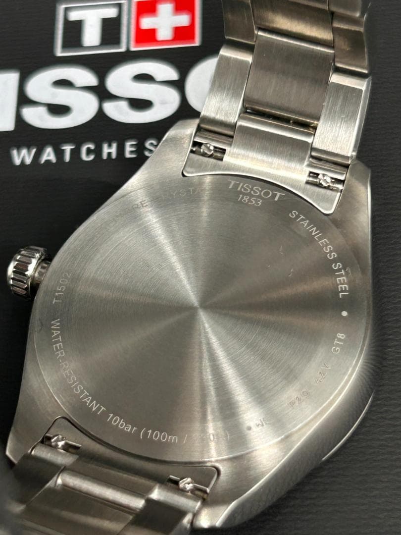 【極美品】TISSOT PR100 34mm ブルー文字盤 ボーイズ/レディース
