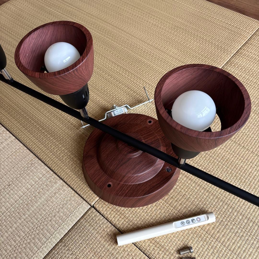 アートワークスタジオ　ハーモニーリモートシーリングライト　4連　電球付き