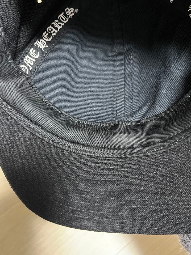 CHROME HEARTS 黒刺繍　 ホースシューステッチデニムキャップ付属なし