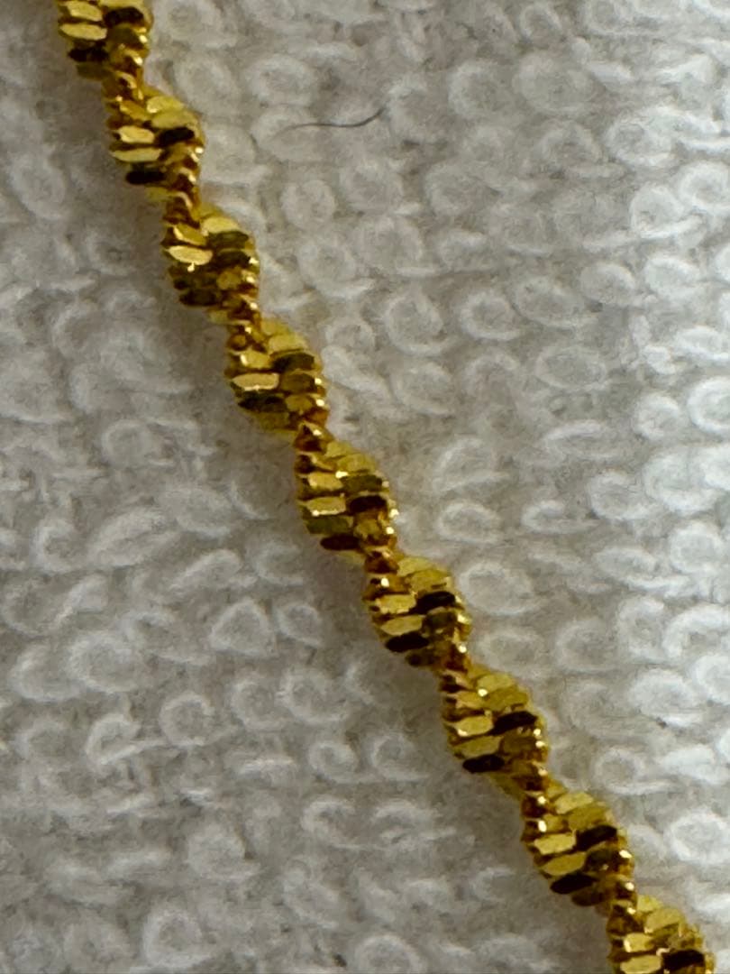 新品　ゴールド Cロゴ ネックレス　999刻印有り　5g 即購入可