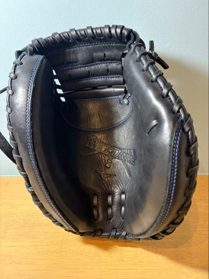 美品 ミズノ MIZUNO ジュニア　軟式用　ウィルドライブ キャッチャーミット