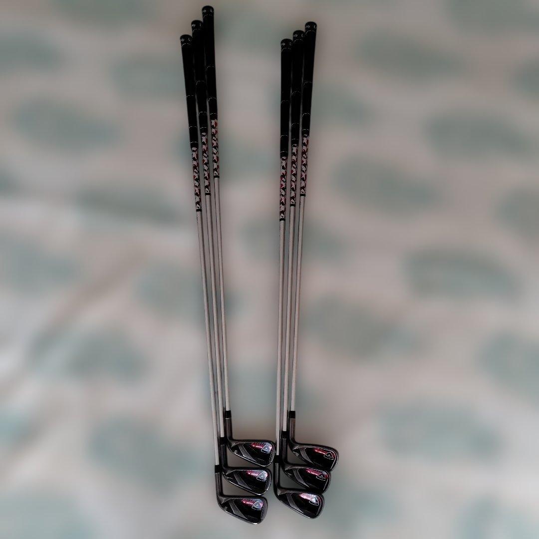 Callaway RAZR X BLACK メンズアイアンセット 6本