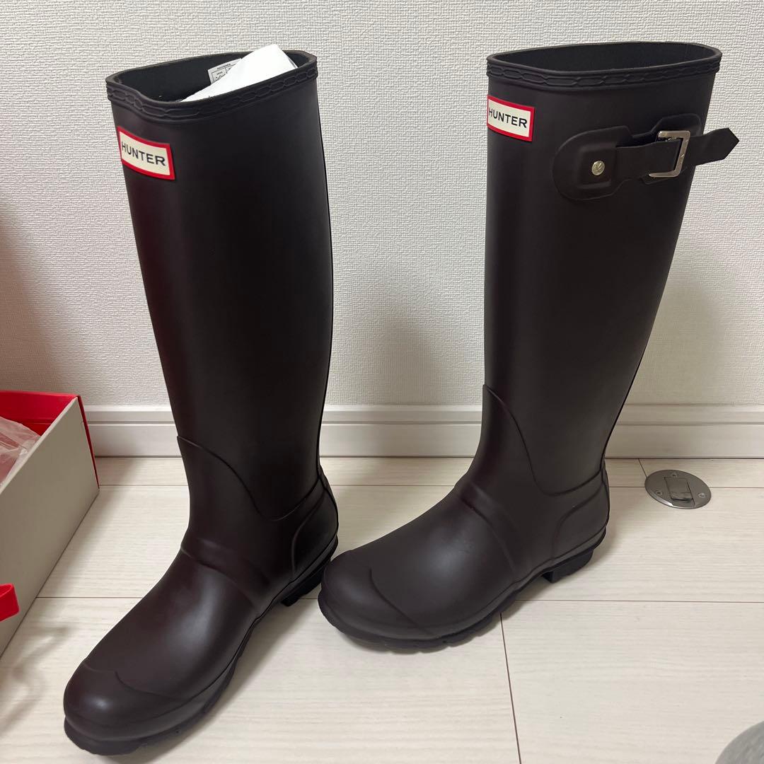 HUNTER ブーツ　オリジナル　ビターチョコレート