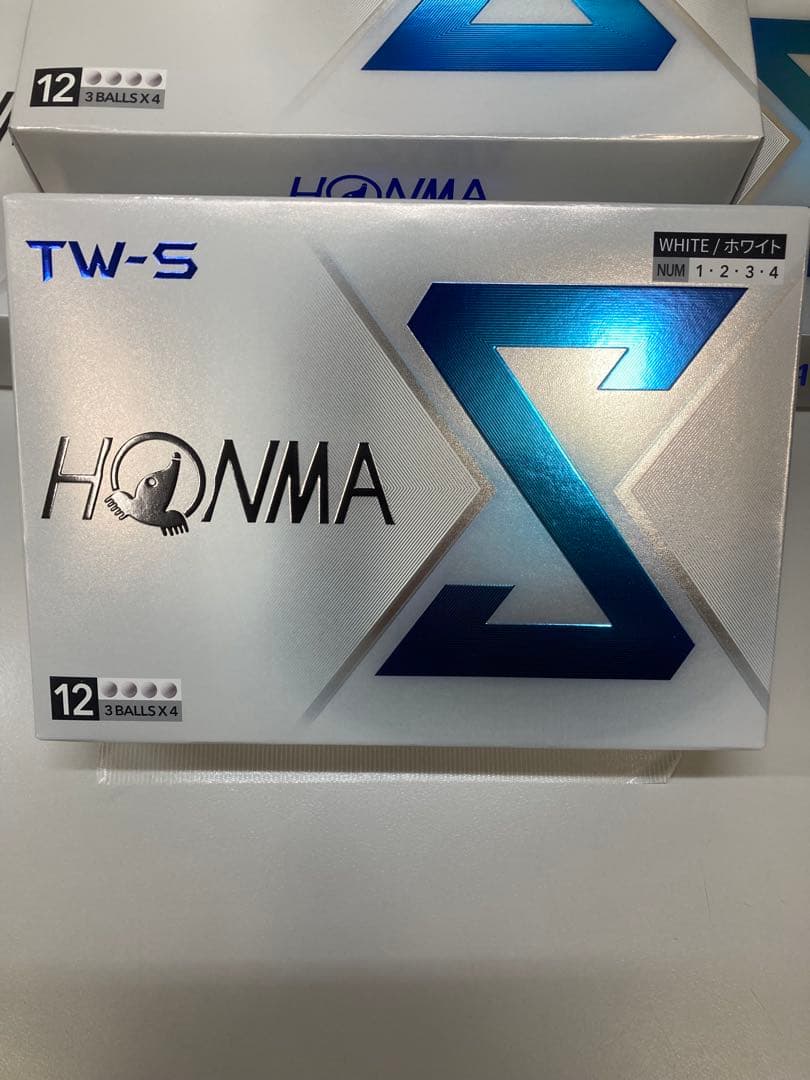 ホンマ TW-S 2024モデル ゴルフボール ホワイト【4ダース(48球)】⠀