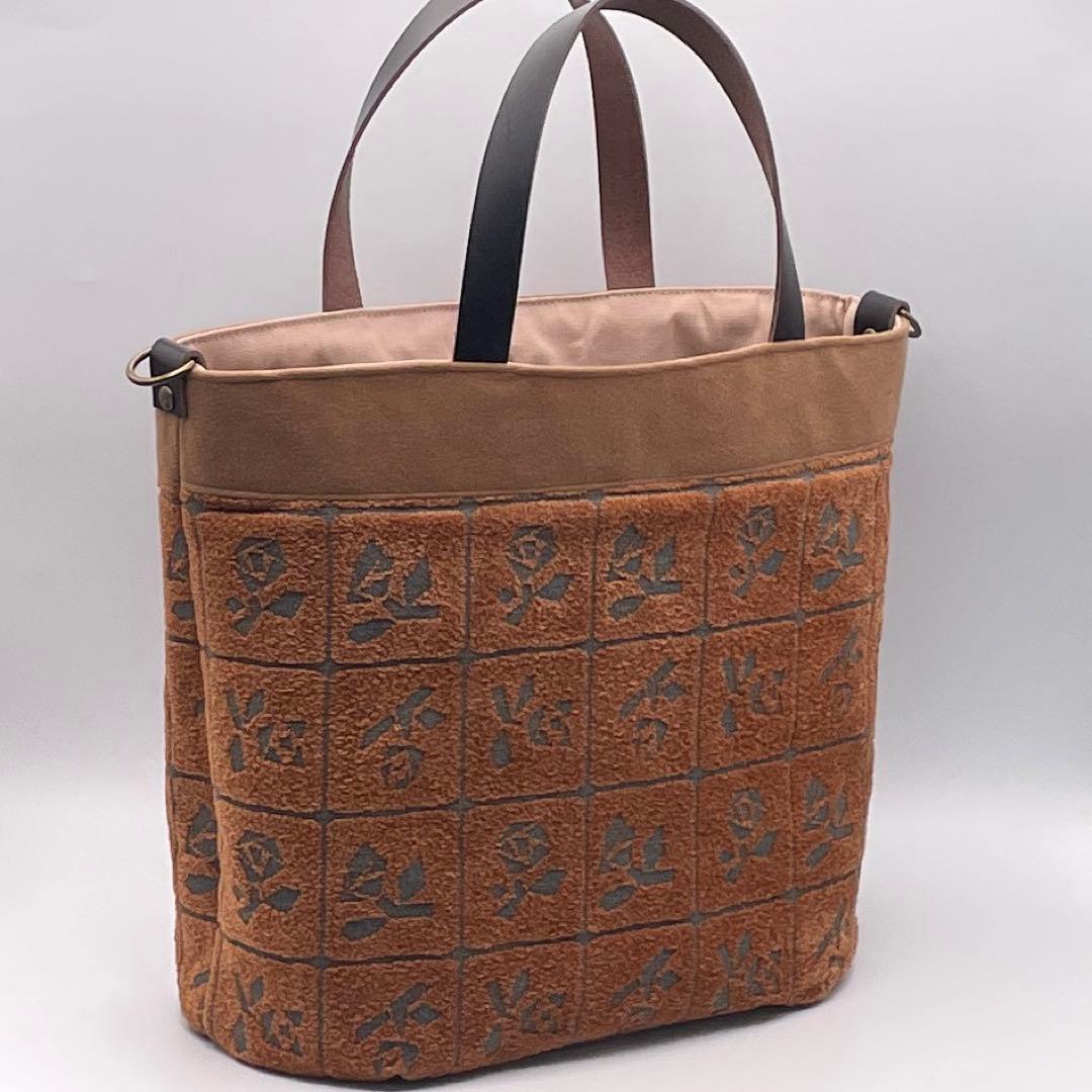 ㉝ミナペルホネン*Luluトートバッグ ハンドメイド