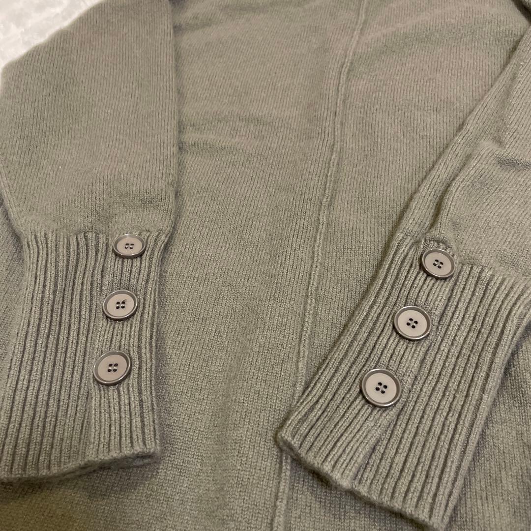 ICB ニット　ロング　ワンピース　S カシミア混　メリノウール