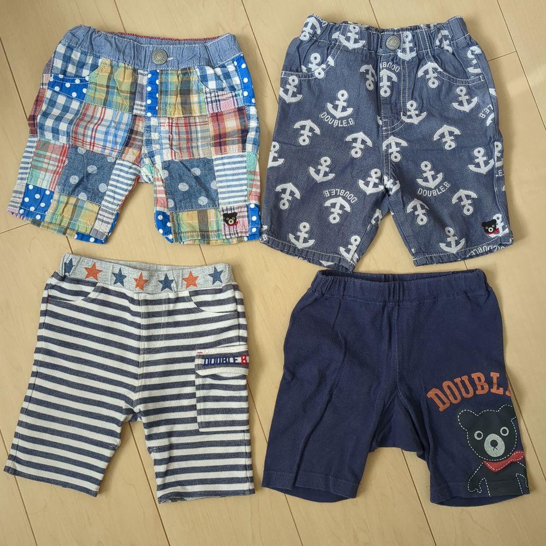 ミキハウス　ホットビスケッツ　ダブルビー　おまとめセット　夏物　80