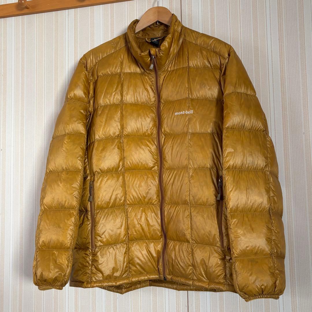 希少カラー mont-bell スペリオダウンジャケット キャメル
