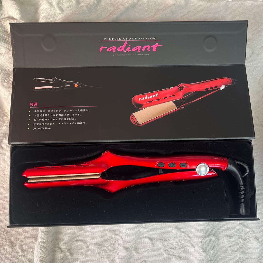 【美品】radiant ストレートアイロン 28mm