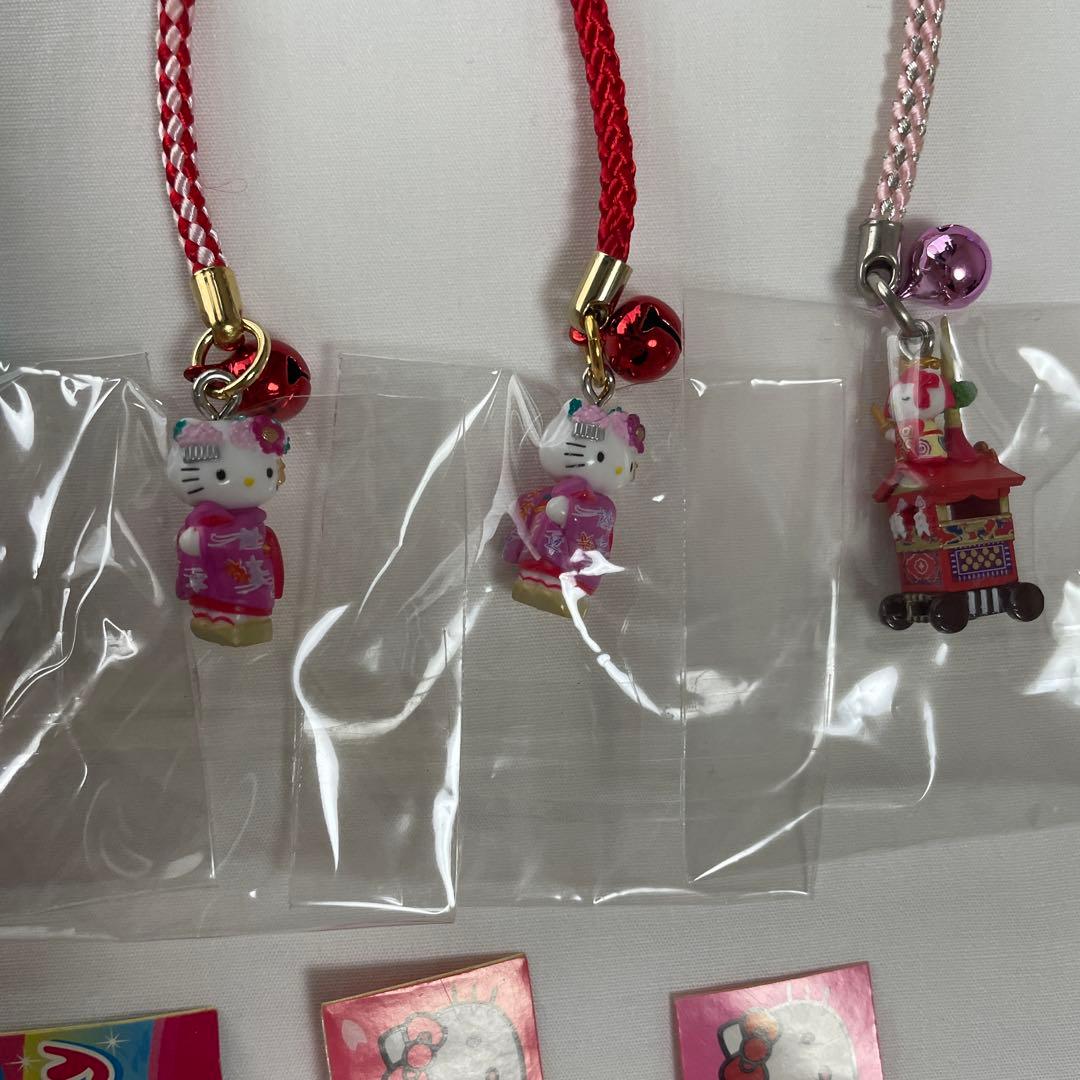 新品◆ハローキティ ご当地キティ 根付けストラップ 京都 17個セット◆匿名配送