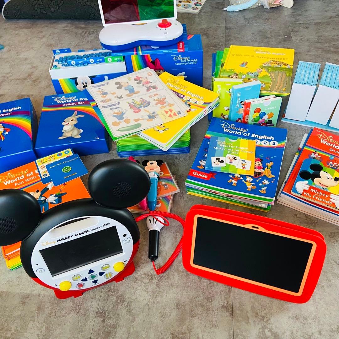【ほぼ未使用】最新型！ディズニー英語DWE 新型タブレットパッケージ